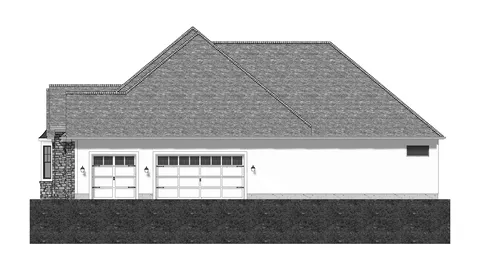 The Sunnybrook house plan, exterior view 2